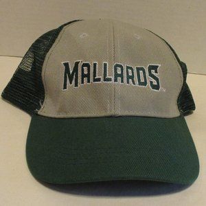 Madison Mallards Minor League Baseball Green Gray White Graphic Snapback Hat